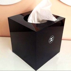 Chanel Square Tissue Box Holder